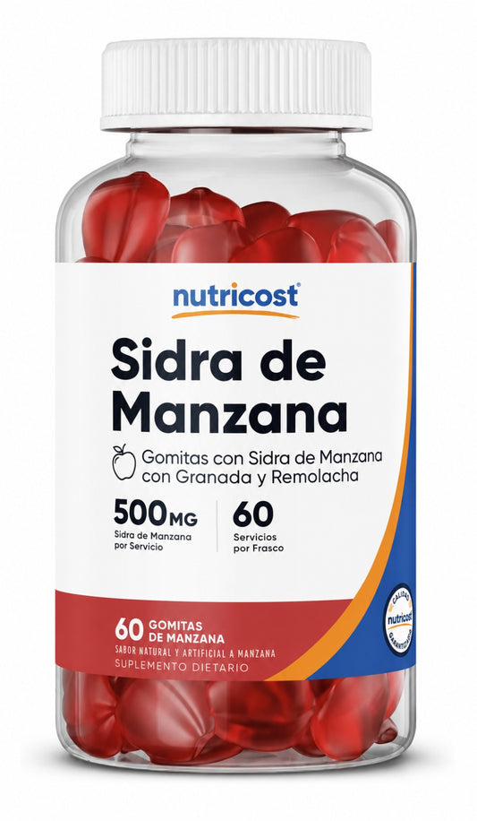 Sidra de Manzana | 500 mg | 60 Gomitas | Fórmula para el control de peso