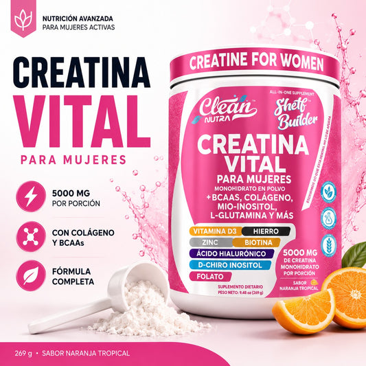 Creatina Vital 5000 mg | DE CREATINA MONOHIDRATO POR PORCION