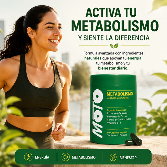 MOTO Metabolismo | 60 Cápsulas | Suplemento Dietario